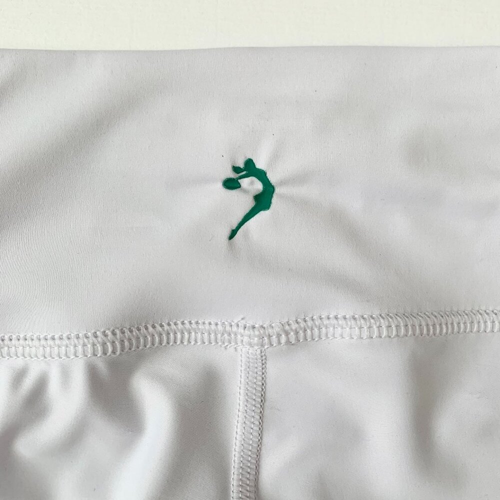 CHRLDR Monstera Leaf 3/4 Leggings Athleisure Yoga Tropical Resort Activewear - Picture 6 of 14